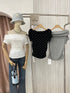 Polka Dot Off-Shoulder Tops